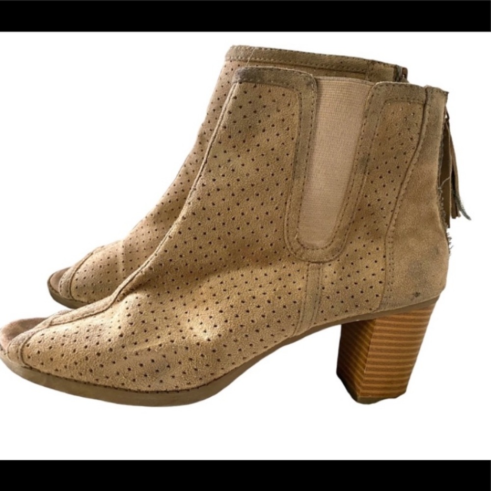 🔥TAN ANKLE BOOTS🔥SIZE 10🔥USED - Picture 1 of 16